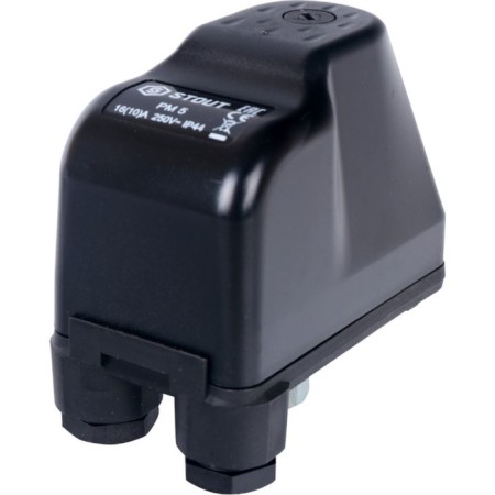 Pressure relay Stout SCS-0001-000005, PM5G, 1-5 bar, 1/4 ", with a pitch nut