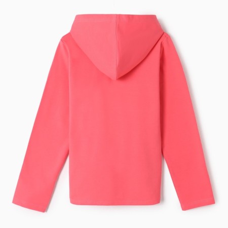 Sweep for girls, coral color, height 116 cm-3