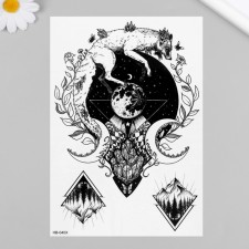 Tattoo on the body Black 
