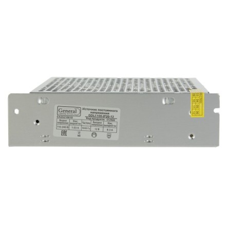 General power supply for 12 V LED tape, 100 W, IP20-4