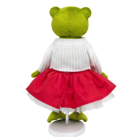 Soft toy "Olivia Kvakovskaya", in a sweater with ornament, 24 cm-2
