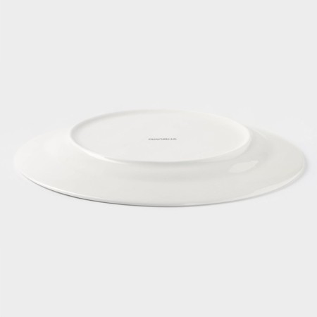 Porcelain dining lunch “Lavender”, D = 25.3 cm, white color-2