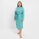 Women's bathrobe, green color, size 54