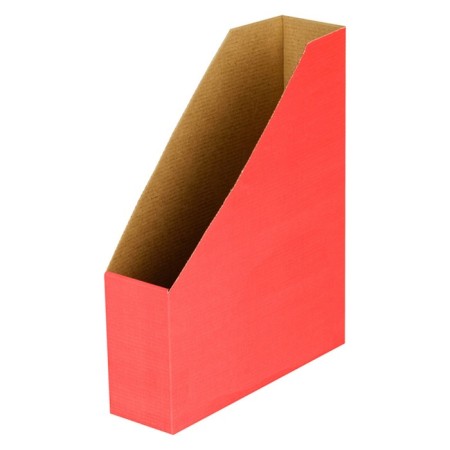 A4 storage, archive from microgofrotcard Calligrata, 75 mm, up to 700 l, red-1