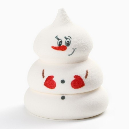 New Year! Sugar figure edible "snowman", mix, 1 pcs-1