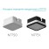 Front nozzle for the Ambrella Light Diy Spot, 10W MR16, the color is black, matte