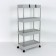 Joy Home carts, 4-tier, gray