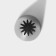 Confectionery nozzle "Closed star", D = 3 cm, exit 1 cm, stainless steel