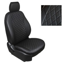 Авточехлы из экокожи ромб для Toyota Land Cruiser 150 2009-2017, набор