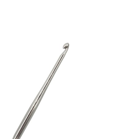 IMRA hook for thin yarn without a handle, steel, with a guide area, 1.75 mm-2