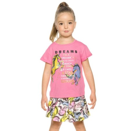 Set for girls, height 92 cm, pink color