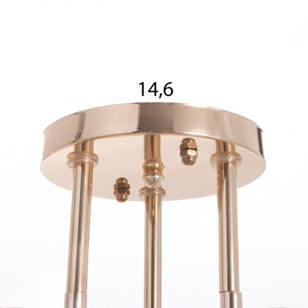 Ebby chandelier BP 3x40W E27 Gold Model: 2612374-4