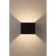 Sconces 6W IP 20 black 10x10x8 cm