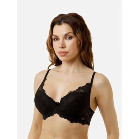 Women's bras of Lengy, size 75b, black color-1