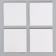 Set of canvases on the magnet, 4 pcs. "Square", 7.5 cm.