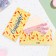 Money envelope "Thank you!" yellow patterns, 16.5x8 cm