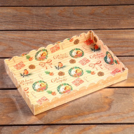 Box for cookies "Rabbits", 22 x 15 x 3 cm-2