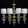 The Odelia chandelier, size 112x312x112 cm, 320W 8xe27 IP 20