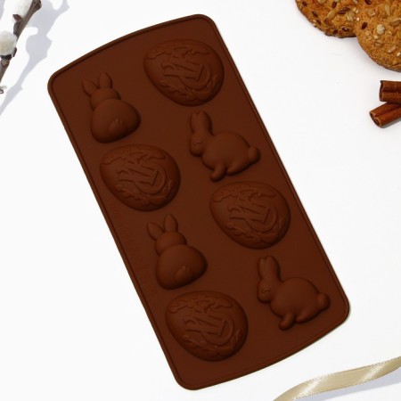 Silicone form for baking "HB", 10.6 x 20.7 cm.-1