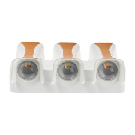 Facade lamp "Elegant", FSD-042, 6 W, 3000K, 3 rays, IP65, 220 V, plastic, white-6