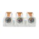 Facade lamp "Elegant", FSD-042, 6 W, 3000K, 3 rays, IP65, 220 V, plastic, white