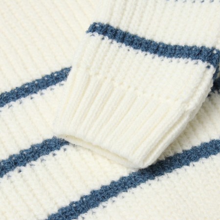 Jumper knitted baby I Blueberry, p.80-86, milk-2