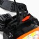 Battery -off flashlight, 5W, 1200 mAh, 120 lm, 2 modes, laser, 5 x 6.5 cm, red
