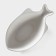 Porcelain salad magistro "fish", 2 l, 31 × 17 × 10.5 cm, white color
