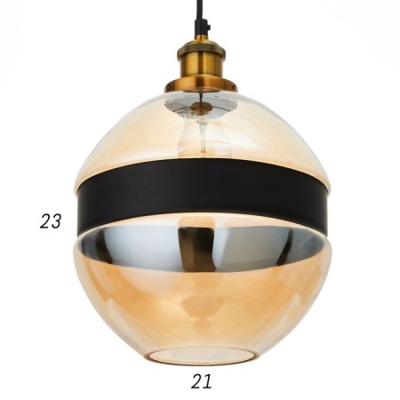 Lamp Bayerlux 1385/1 E27 40W bronze 21x21x28-128cm-3