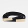 Women's belt, width 1 cm, metal buckle, black color