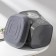 Pot with the pallet "Listopad", 3.7 l, the color is dark gray