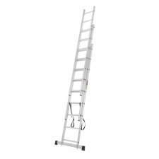 Tundra staircase, three -section, aluminum, 9 steps