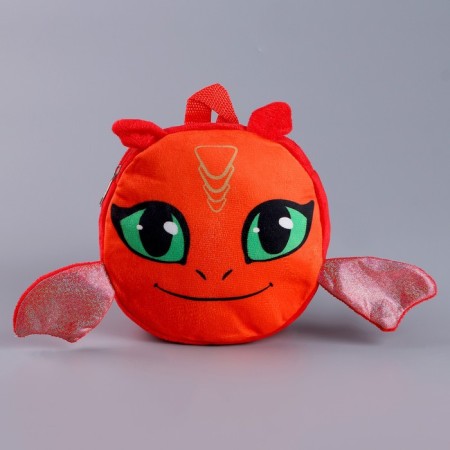 Ryukzak children's round "Red Dragon", 18 cm-1