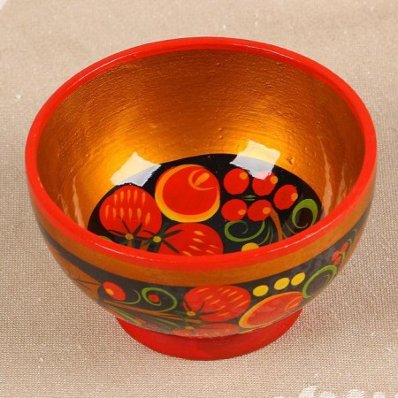 Saladnik, Small, 11 × 6 cm, Khokhloma-2
