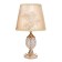 Table lamp "Adventurism" 1x60W E27 gold belt backlight 29x29x43 cm Risalux