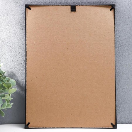 Photo frame plastic L-6 21x30 cm black (plastic screen)-2