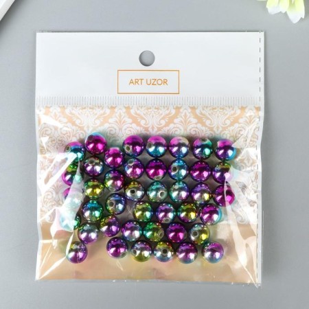 Beads for creativity plastic "Chameleon" set of 20 g 1.2x1.2 cm-2