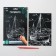 Engraving on the “yacht” substrate with a metallic effect “silver” A5