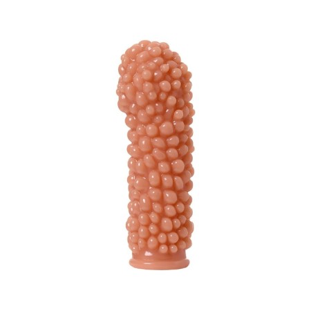 Kokos nozzle with additional stimulation, realistic, TPE, bodily, 12.7 cm-2