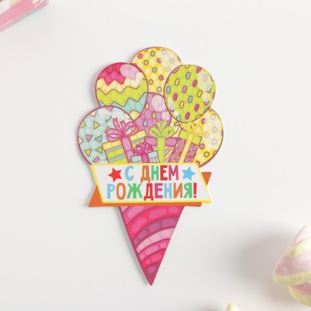 Candle for cake musical "Tulip", red-4