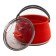 Tramp kettle folding silicone 1 l, terracotta color