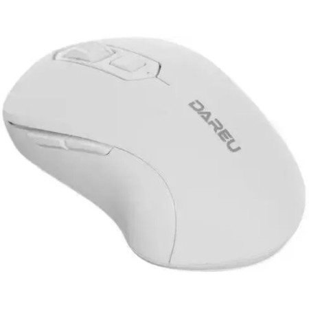 Mouse Dareu Wireless LM115B Full White (completely white), DPI 800/1200/1600, Podk-2