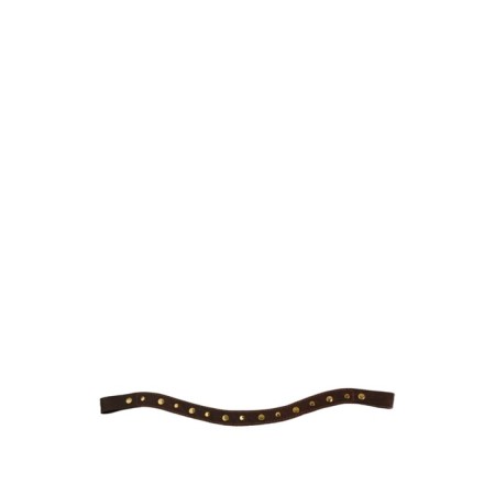 Trick Wave, rivets, leather, 15 mm, 40 cm, brown, ks101k