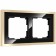Frame W0022852, 2 Baguette sockets, black brass