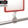 The holder of the plastic frame is universal, 5.5 × 5 × 12 cm, the color is transparent