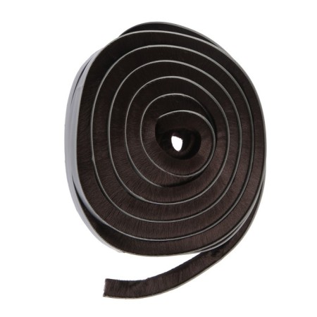 The seal brush self -adhesive tundra, 9x15 mm, brown, 10 m.