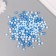 Decor for creativity Foam "Assorted balls" Blue set 10 grams
