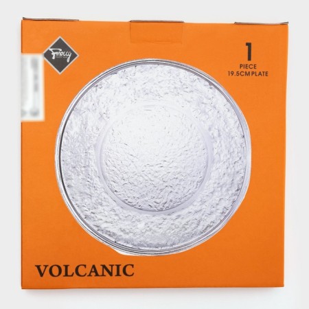 Glass dessert “volcano”, d = 19.5 cm, transparent color-3