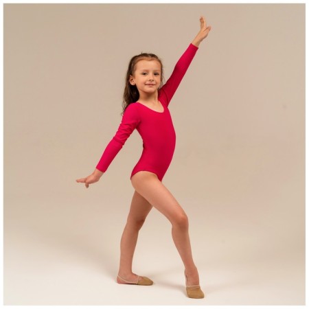 A swimsuit for gymnastics and dancing Grace Dance, p. 30, raspberry color-1
