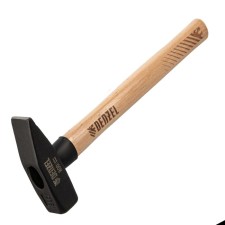 Denzel 10435 locksmith hammer, forged square steel, beech handle, 800 g